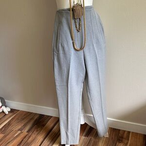 Zara Classic High-Waist Gray Trousers - Women's Pants